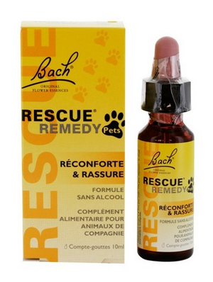 Bach flower rescue remedy pets stress gouttes 10 ml